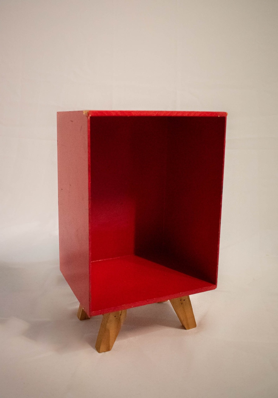 Nicho Mdf Vermelho - Vanessalocações