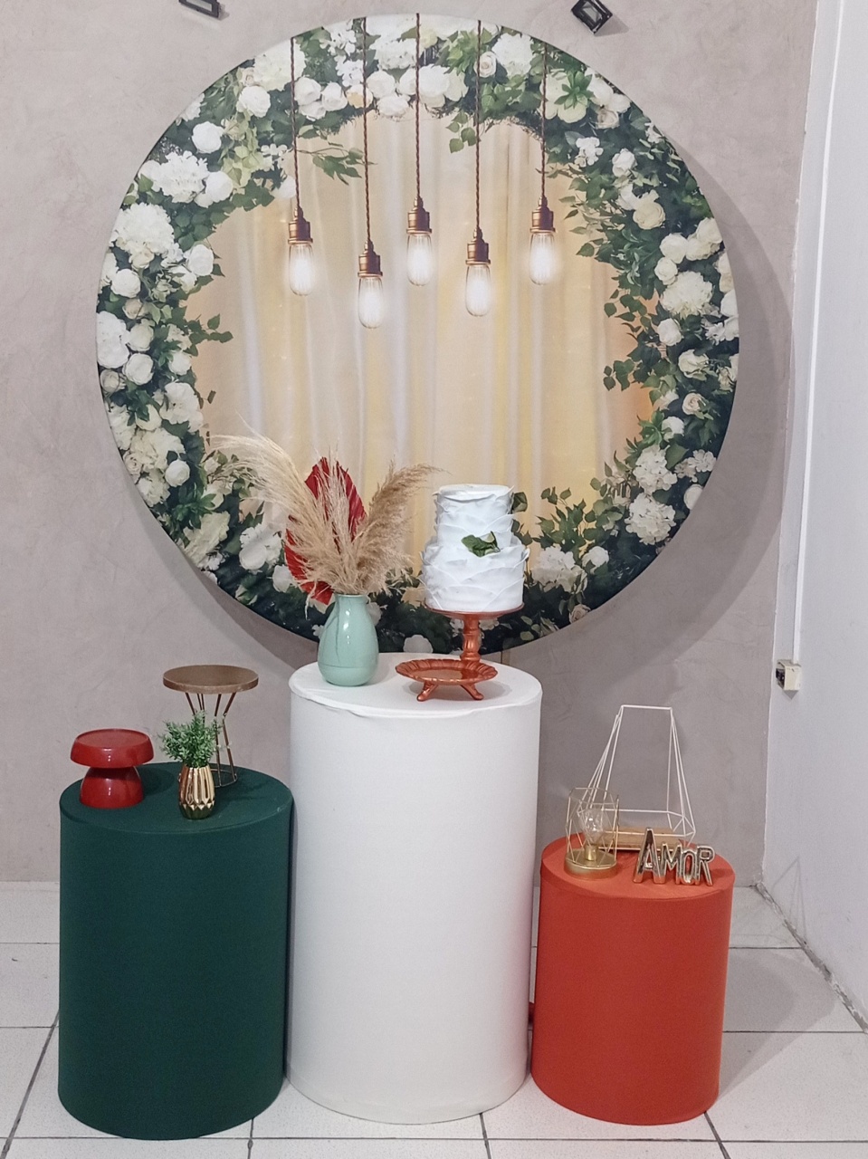 Coleção Pocket - Floral Verde Luzes 2 - CamaleãoLocaçoes