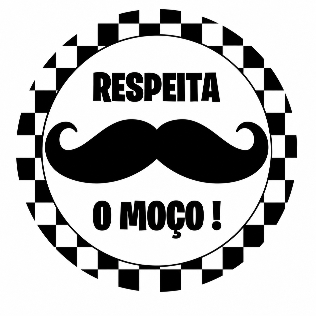 Capa P/Painel Circular - Respeita O Moço - CamaleãoLocaçoes