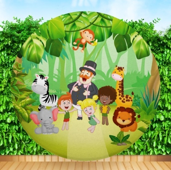 Capa P/ Painel Mundo Bita Safari - Vanessalocações