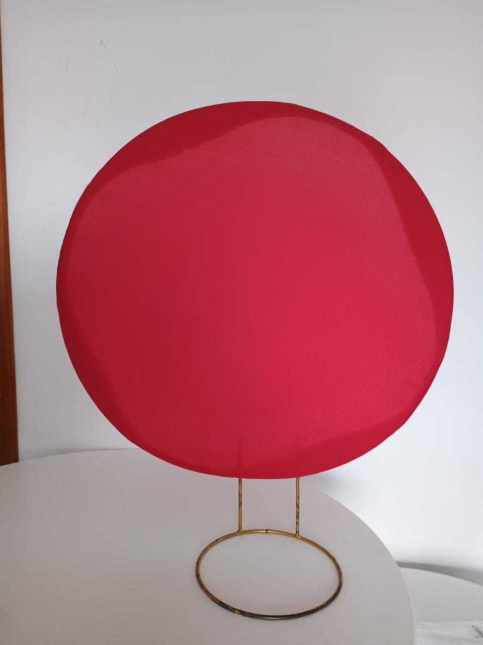 Capa P/ Painel Circular Vermelho - 50 Cm - CamaleãoLocaçoes