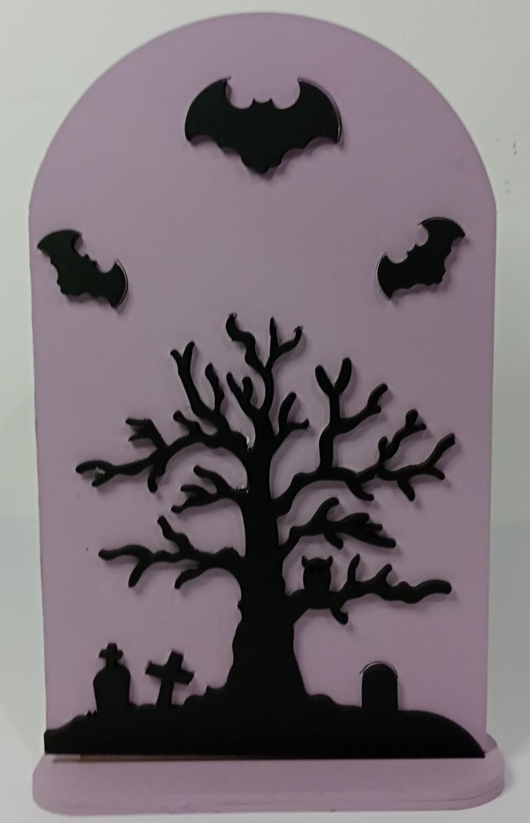 Display Mdf Lápide Lilás - Vanessalocações