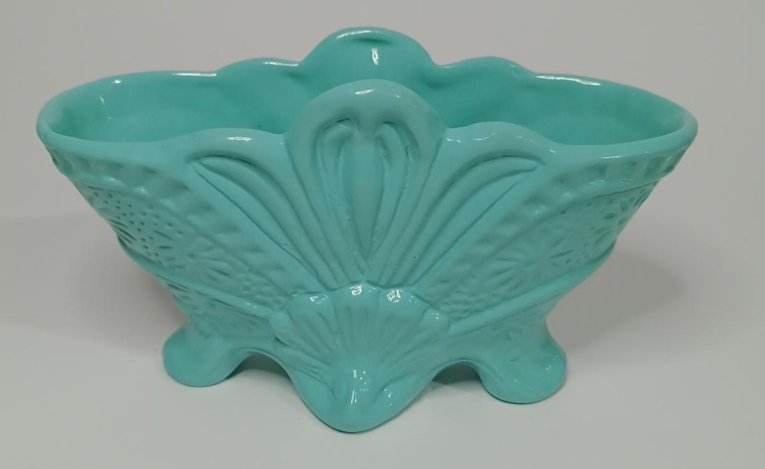 Floreira Ceramica Verde Tifany - Vanessalocações
