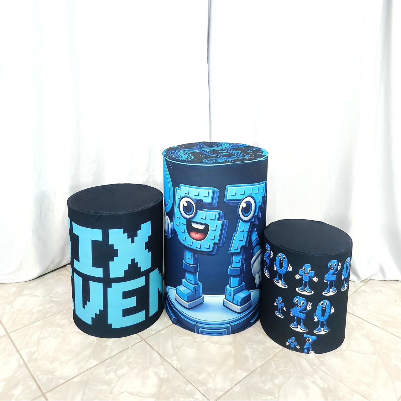 Trio de Capas Para Cilindros Six Seven - CamaleãoLocaçoes
