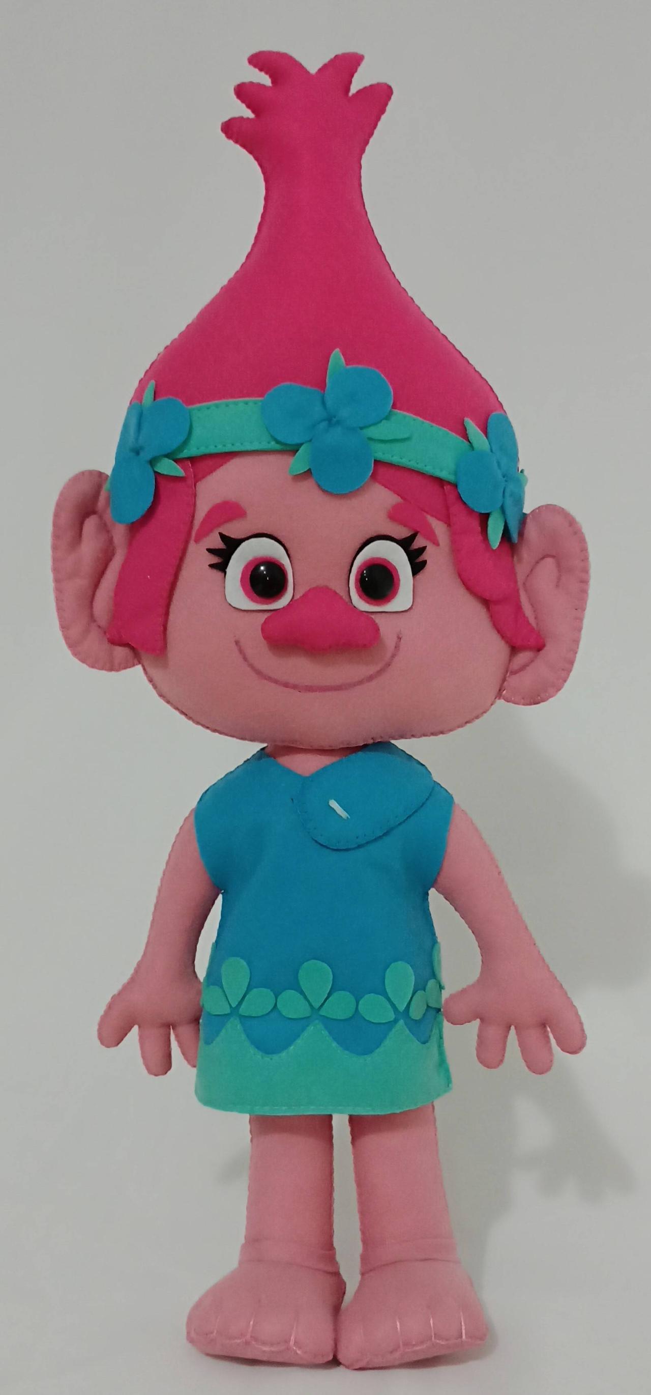 Personagem Trolls - Feltro - Vanessalocações