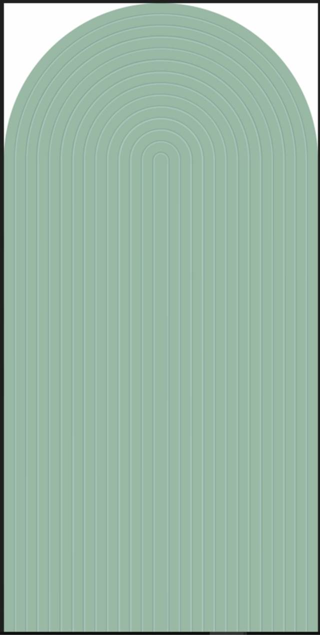  Capa Veste Fácil  P/ Painel Romano  - Verde Eucalipto  - Vanessalocações