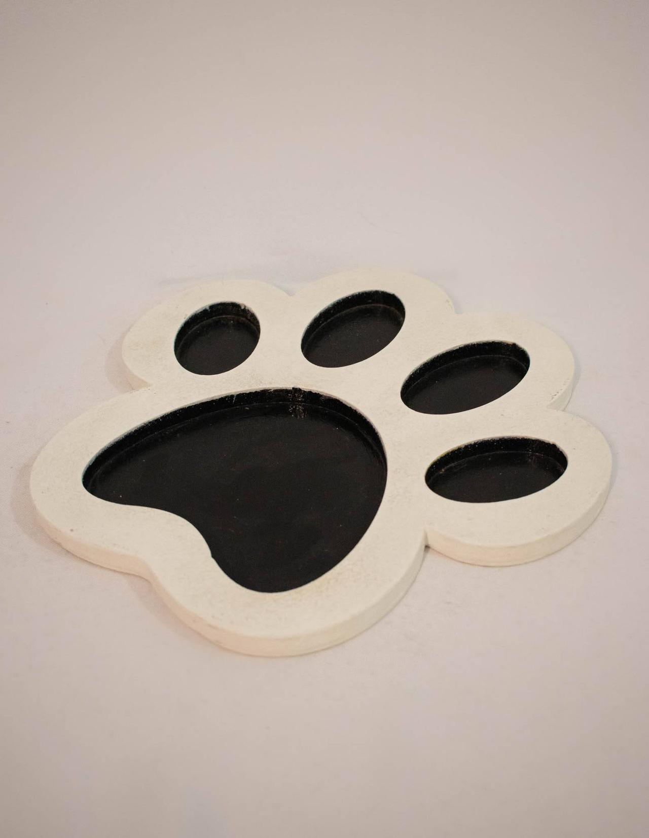 Pata Canina Mdf Preto/Branco - Vanessalocações