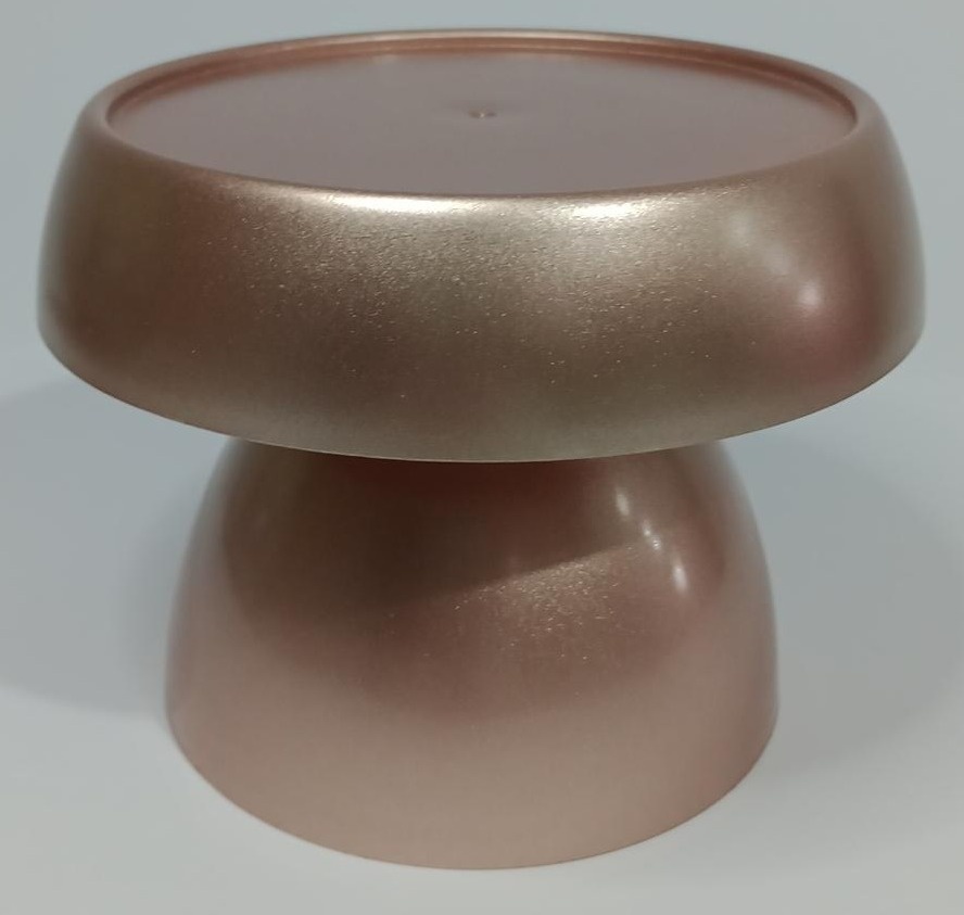 Bandeja Cogumelo Rose Gold P - Vanessalocações