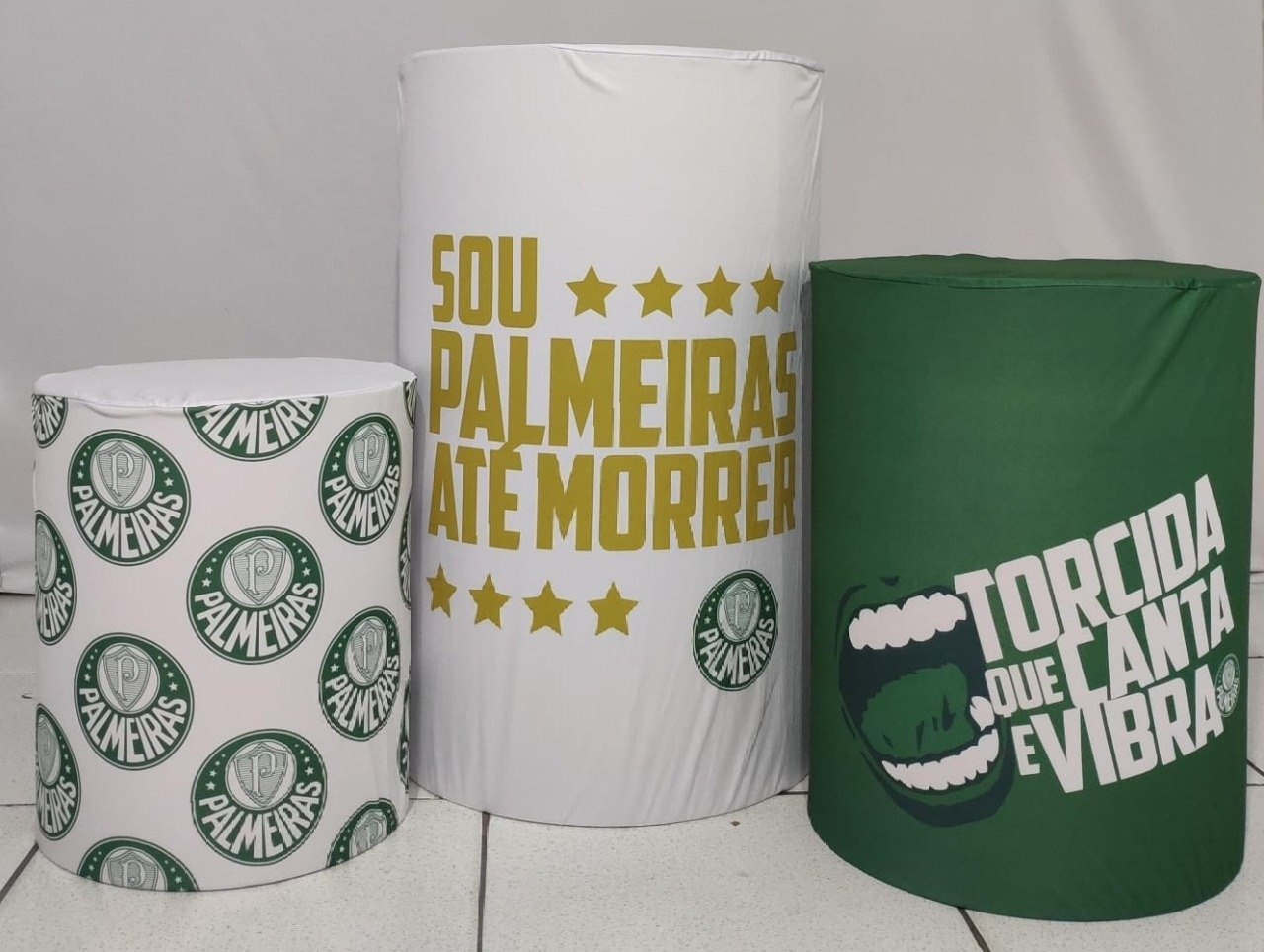 Trio de Capas Para Cilindro Palmeiras - Vanessalocações
