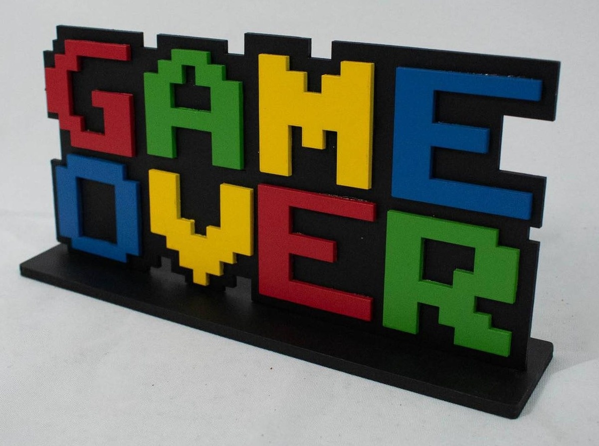 Display Mdf Game Over - Vanessalocações