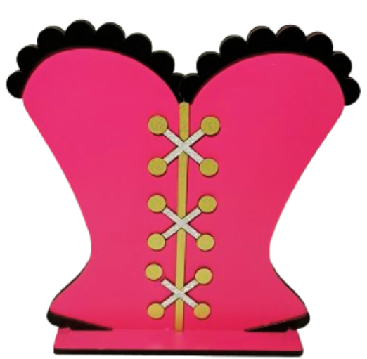 Display Mdf Busto Chá Lingerie - Vanessalocações