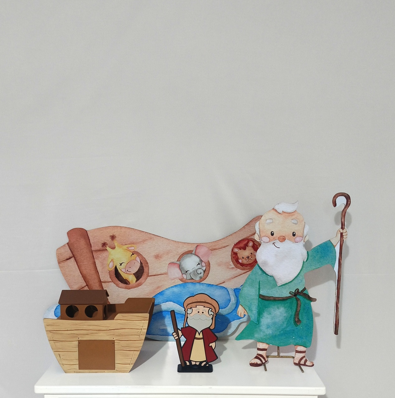 Kit Decorativo Arca de Noé - CamaleãoLocaçoes