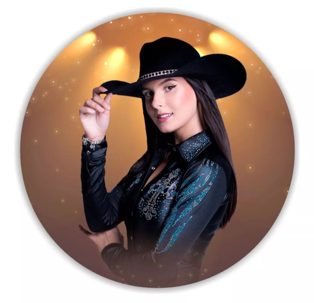 Capa P/ Painel Circular -  Ana Castela - Vanessalocações