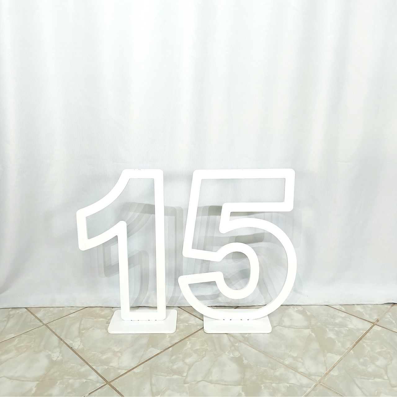 Númeral 15 Mdf 60 Cm - CamaleãoLocaçoes