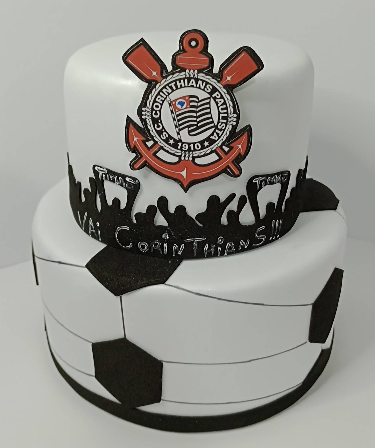 Bolo Fake Corinthians - 2 Andares - Vanessalocações