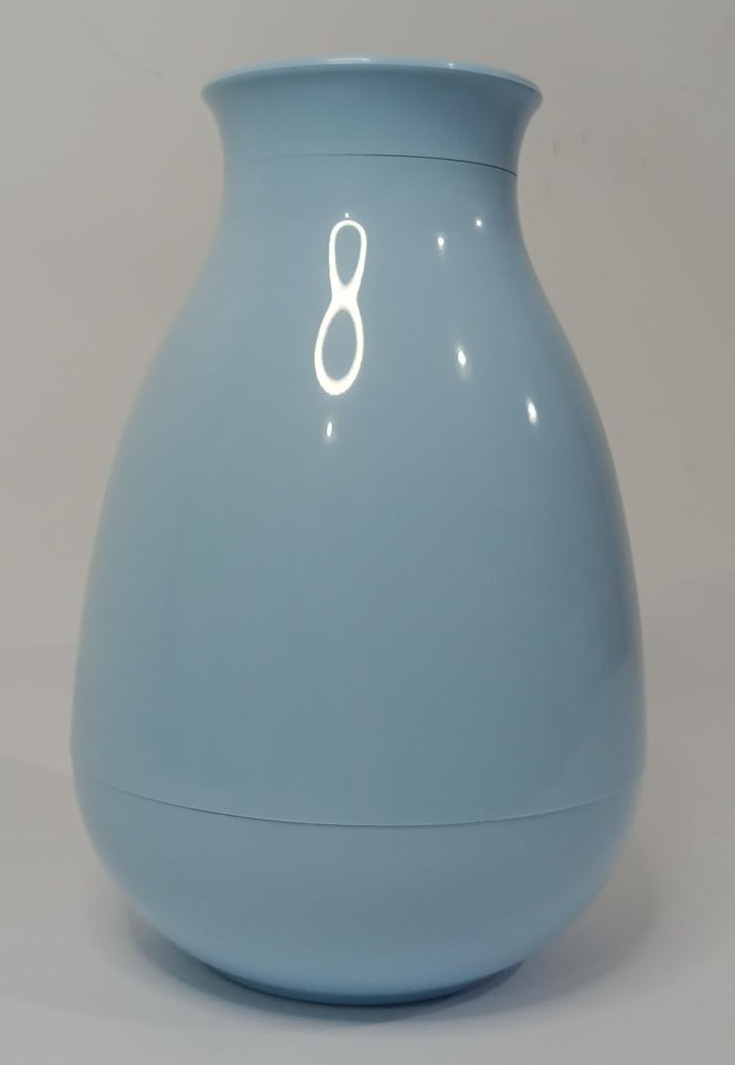 Vaso Cogumelo M  Azul Candy M - Vanessalocações