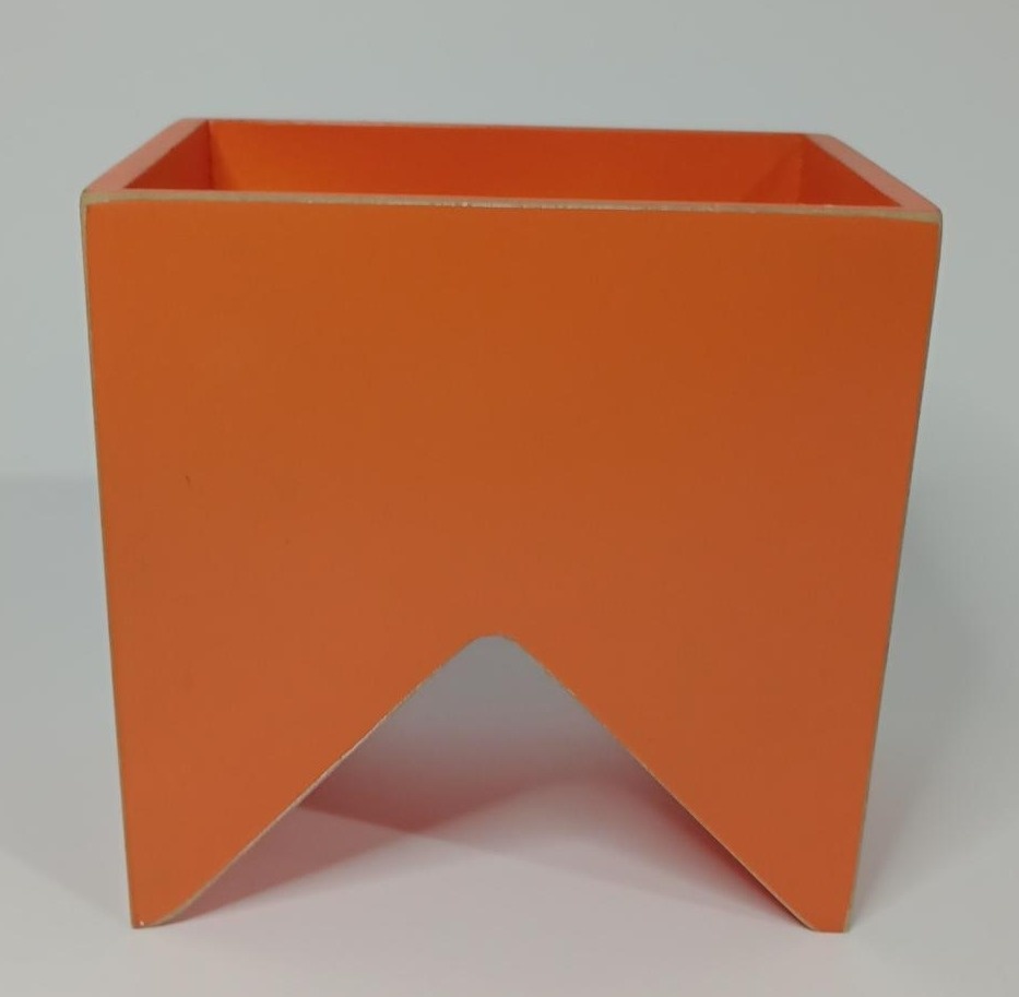 Vaso Mdf Bandeira Laranja - Vanessalocações