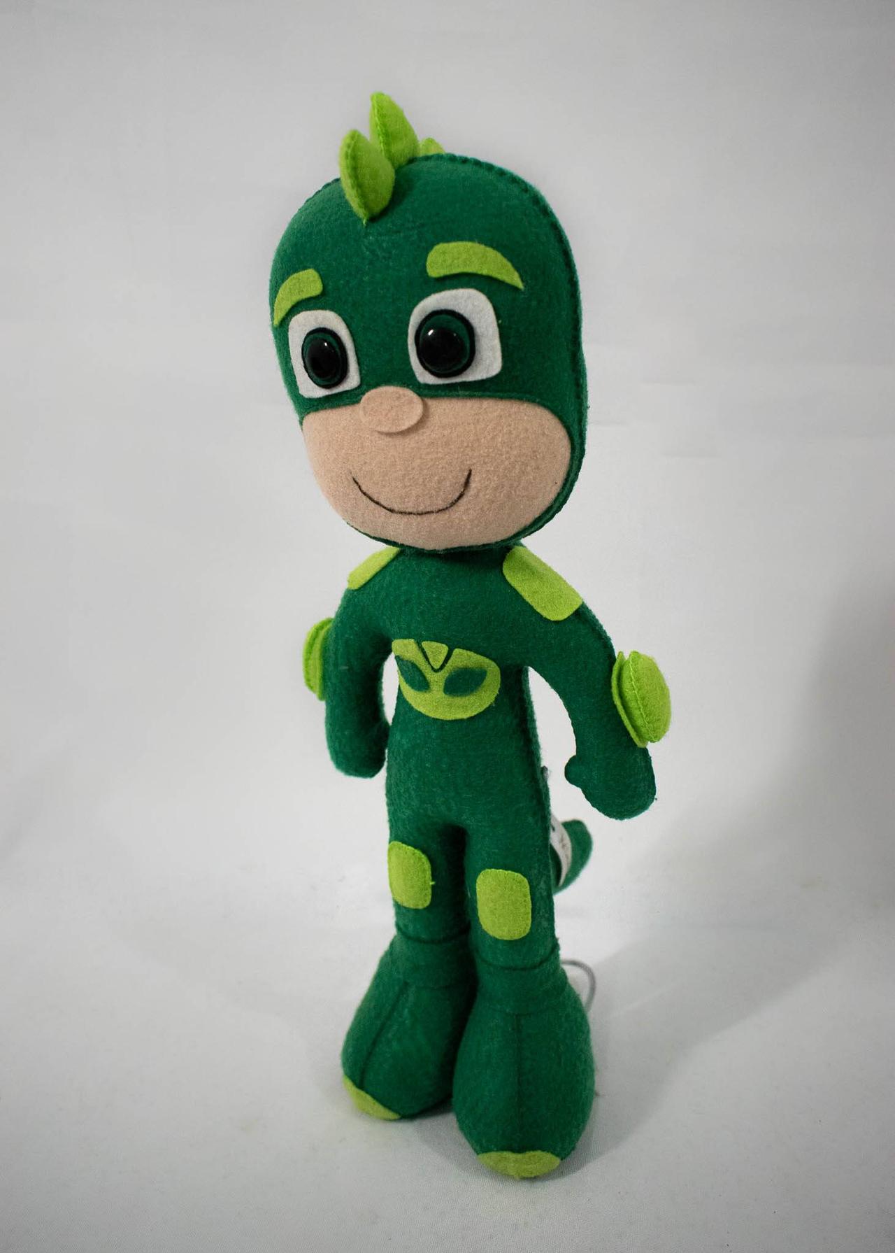 Personagem Feltro  Cownor  Verde - Coleção Pj Masks - Vanessalocações