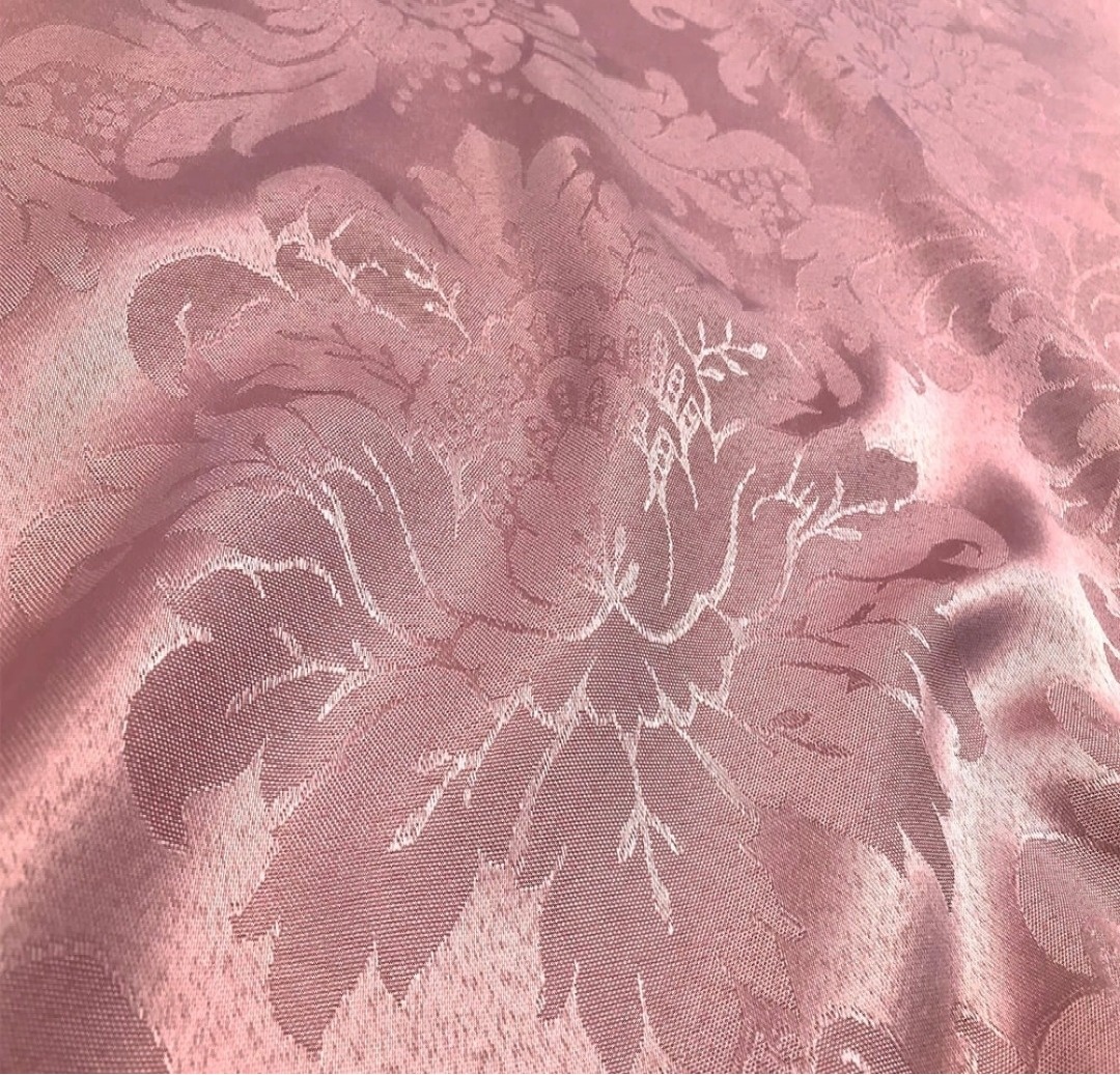 Toalha  Jacquard  Adamascado -  Retangular - Rose - 2,75X2,45 - Vanessalocações
