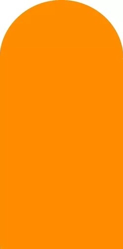  Capa Veste Fácil  P/ Painel Romano   -  Laranja - Vanessalocações