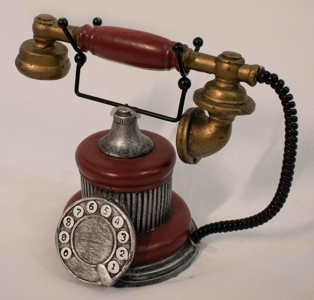 Telefone de Resina Vintage - Vanessalocações
