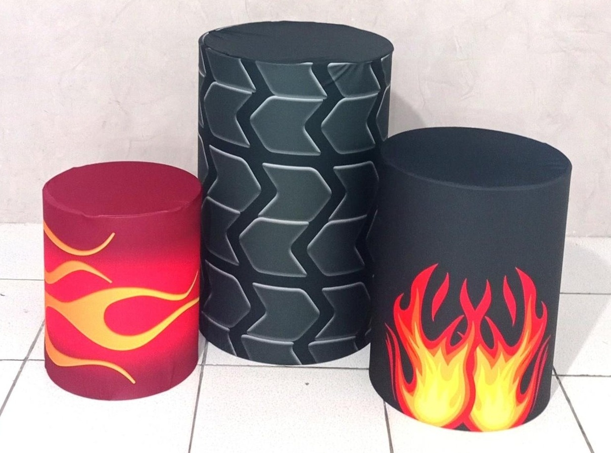 Trio de Capas Para Cilindro Hotwells/Velozes E Furiosos   - Vanessalocações