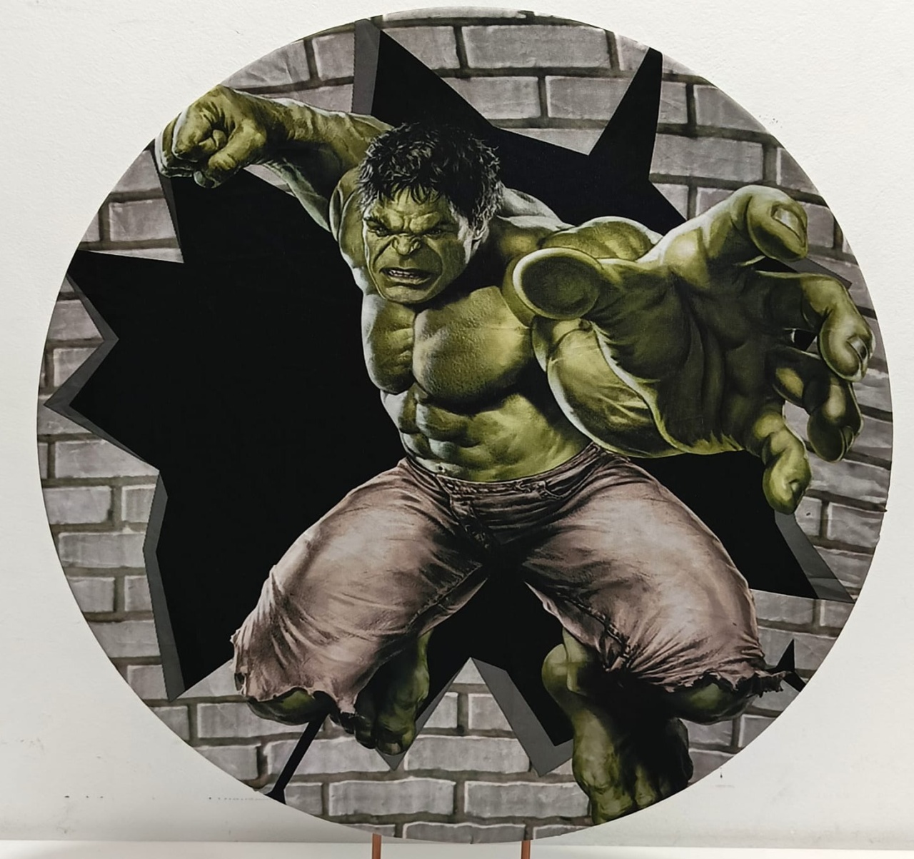 Capa  P/ Painel Circular Hulk - 50Cm - Vanessalocações