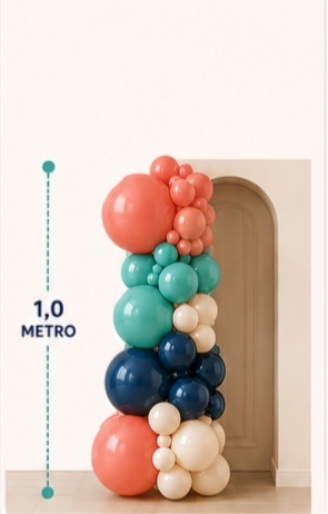 Arco Orgânico P - 1 Metro Cor Sólida - CamaleãoLocaçoes