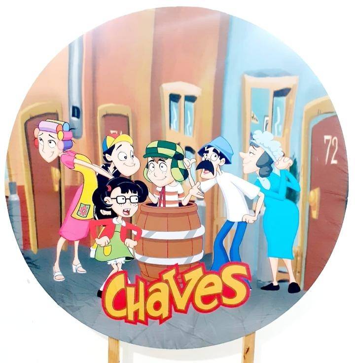 Capa P/ Painel Circular  - Chaves - Vanessalocações