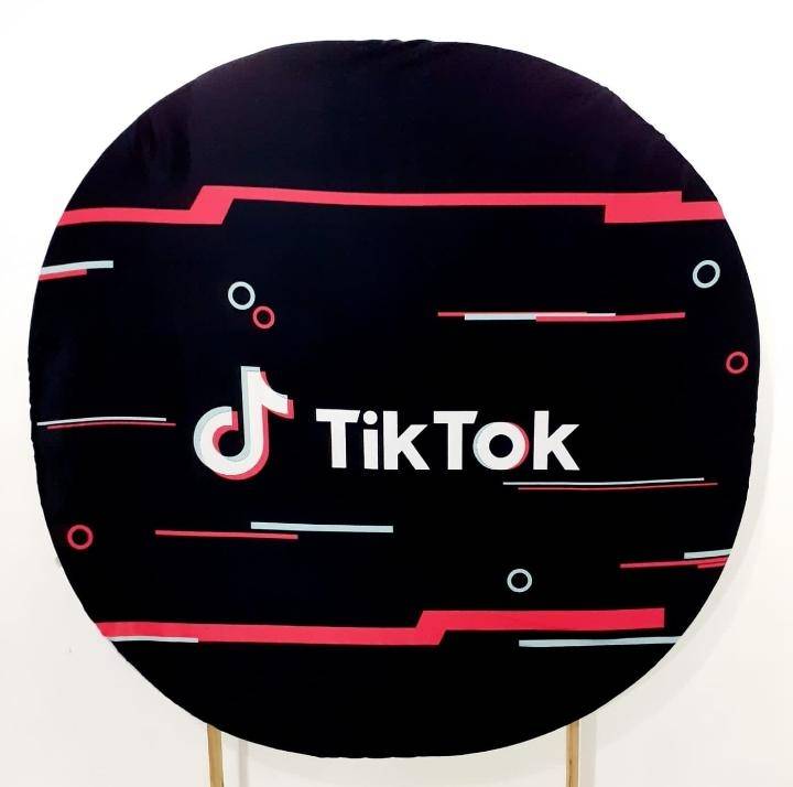 Capa P/ Painel Circular  -  Tik Tok - Vanessalocações