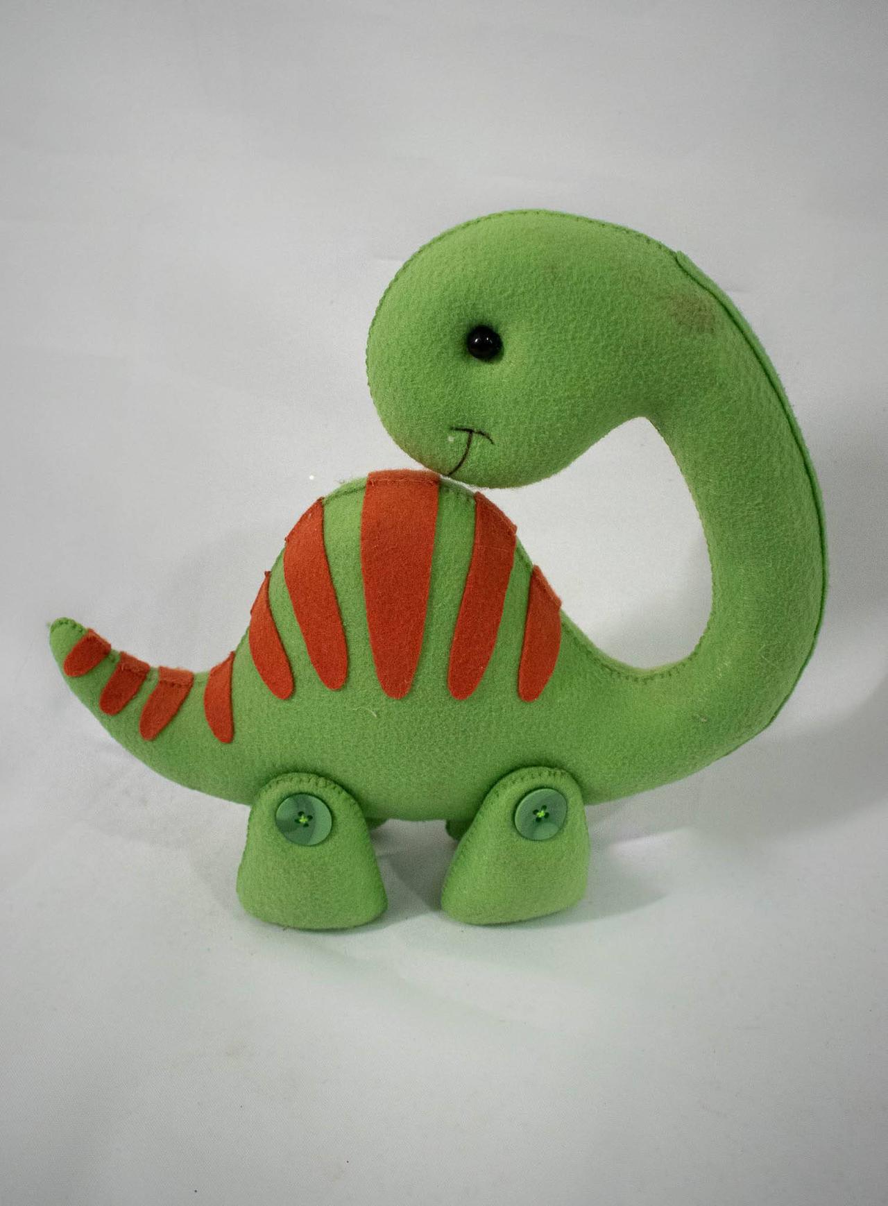 Dinossauro  Feltro Cut Verde - Vanessalocações