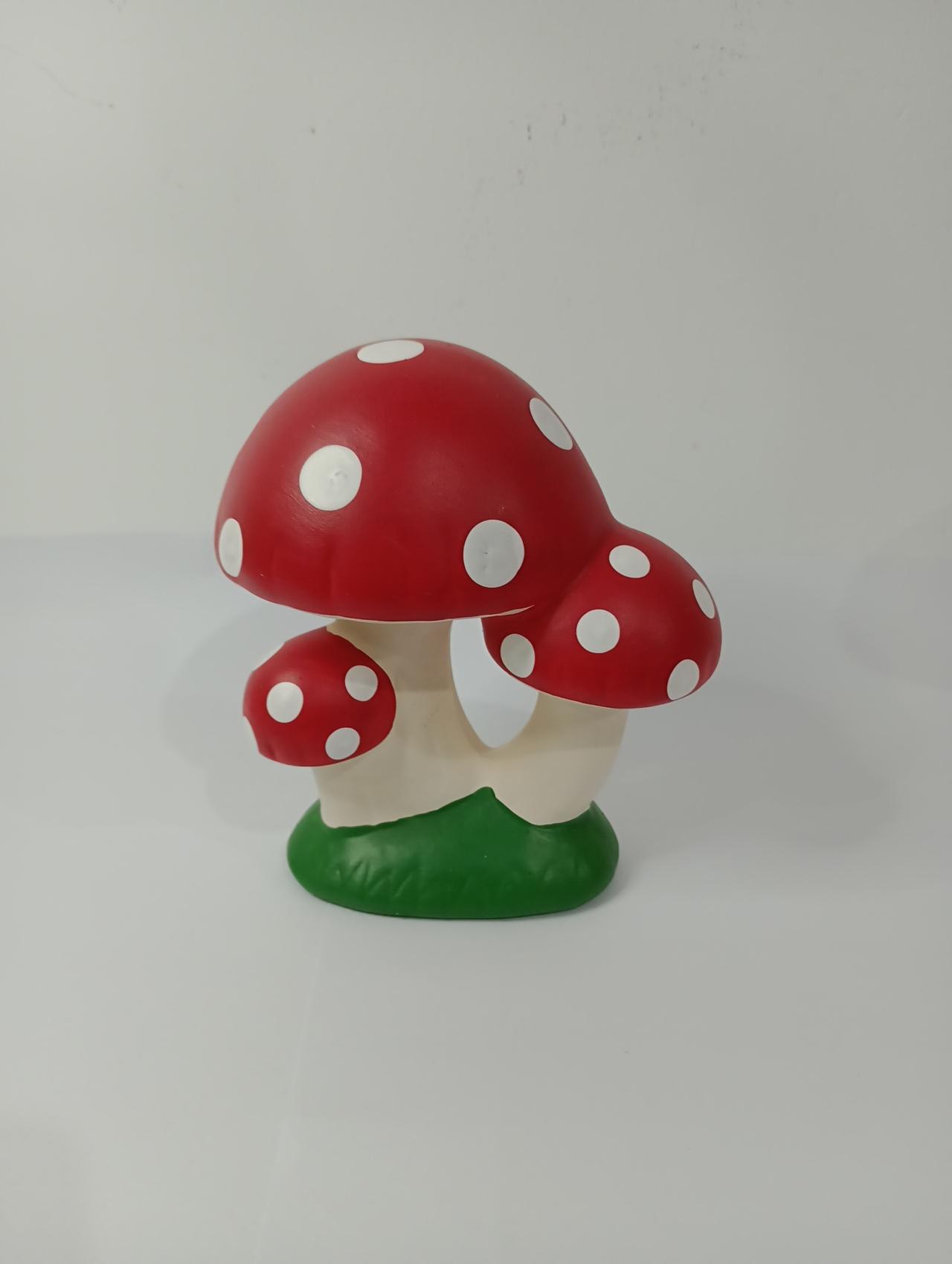 Cogumelo Cerâmica  Vermelho - Vanessalocações