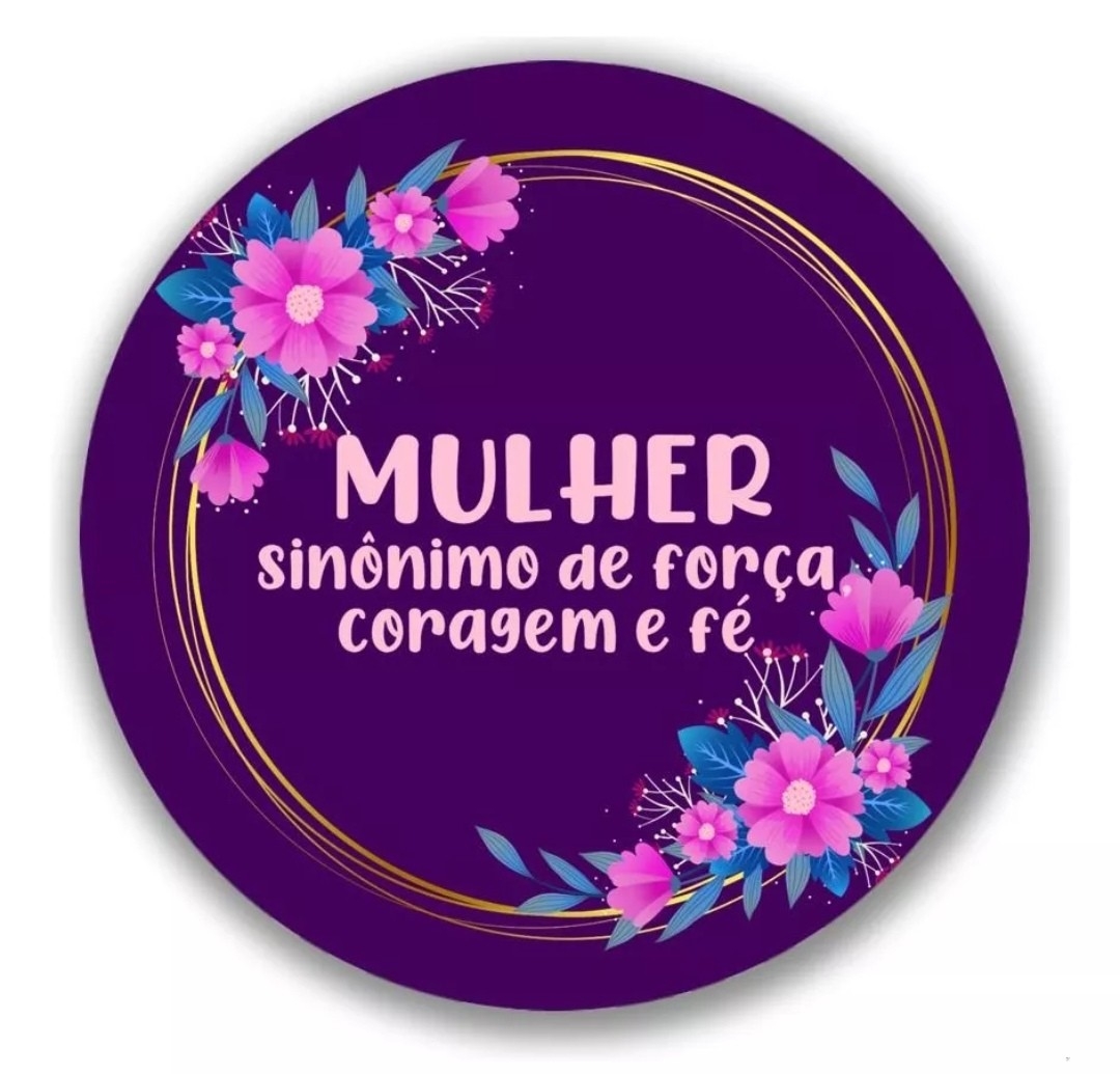 Capa P/ Painel Circular -  Mulher Sinônimo - Vanessalocações