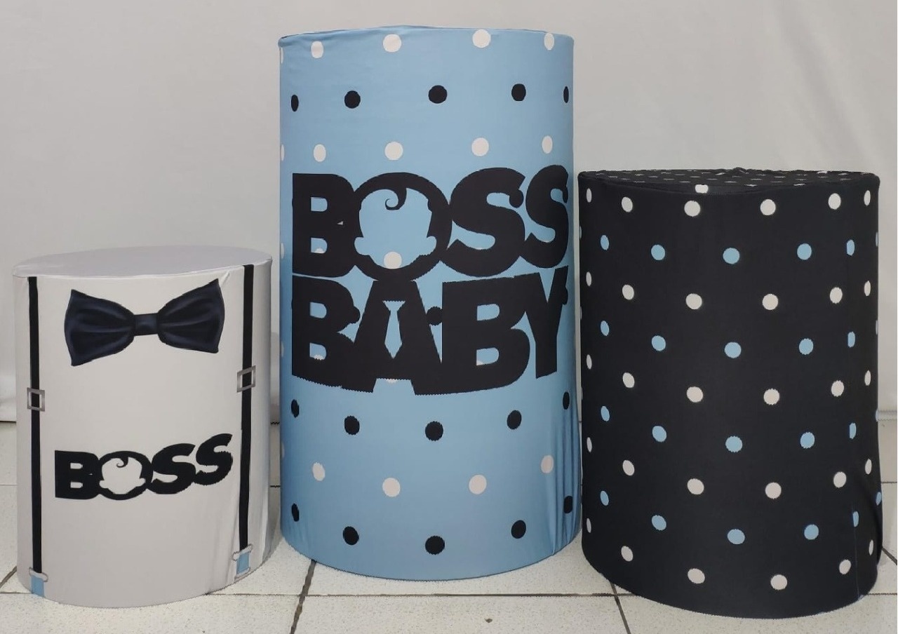 Trio de Capas Para Cilindro Poderoso Chefinho - Vanessalocações