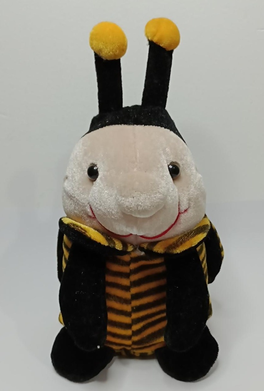 Abelha Pelúcia  P Preto/Amarelo - Vanessalocações