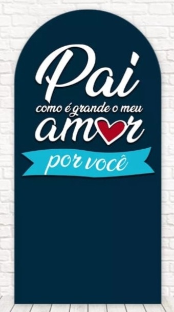 Capa P/ Painel Romano - Dia dos Pais - Como É Grande - Vanessalocações