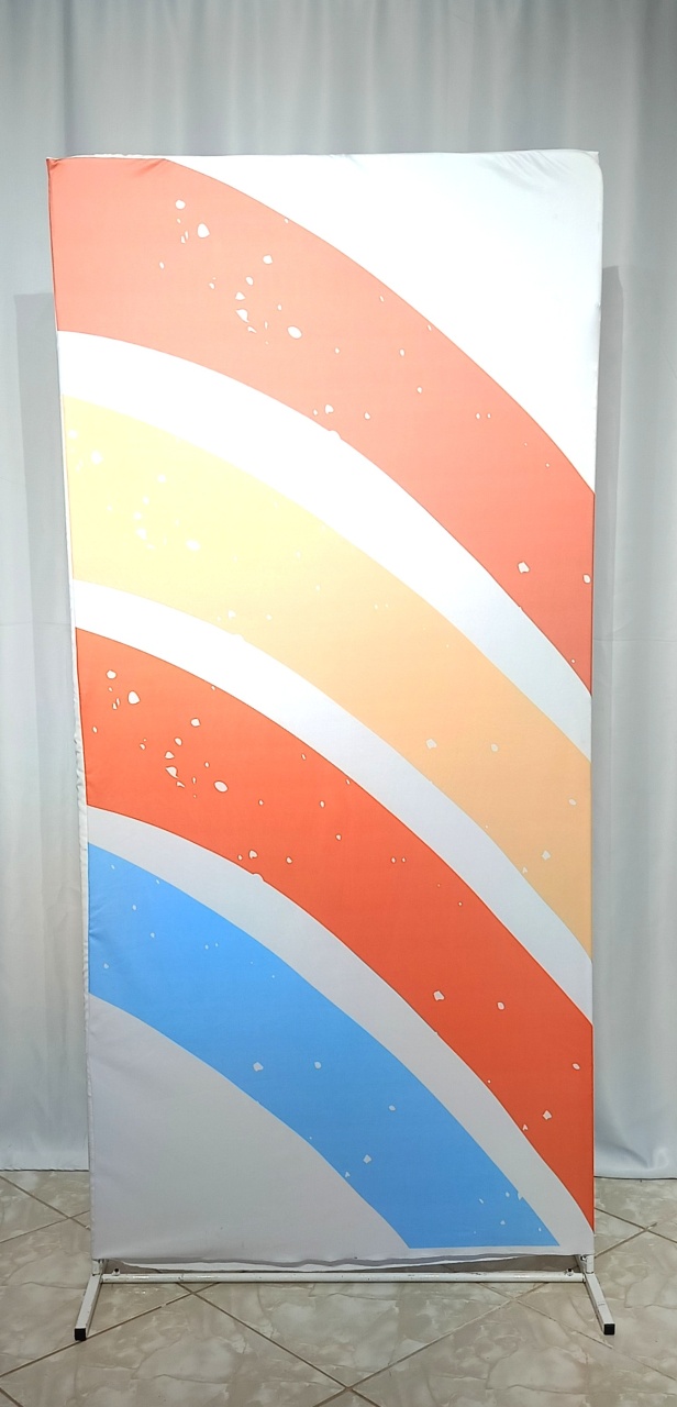 Capa Painel Retangular  Arco Íris 2X1                         - Vanessalocações