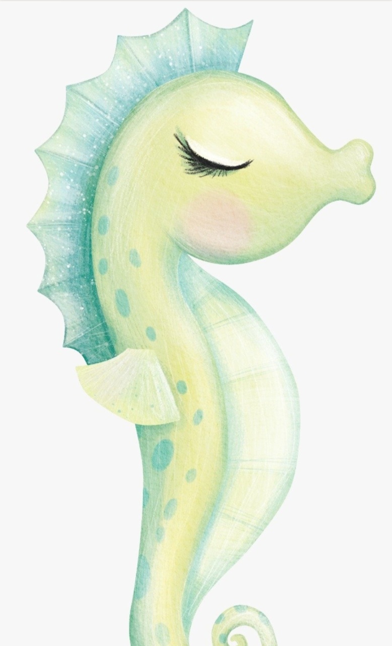 Aplique Poliondas Cavalo Marinho 40 Cm - CamaleãoLocaçoes