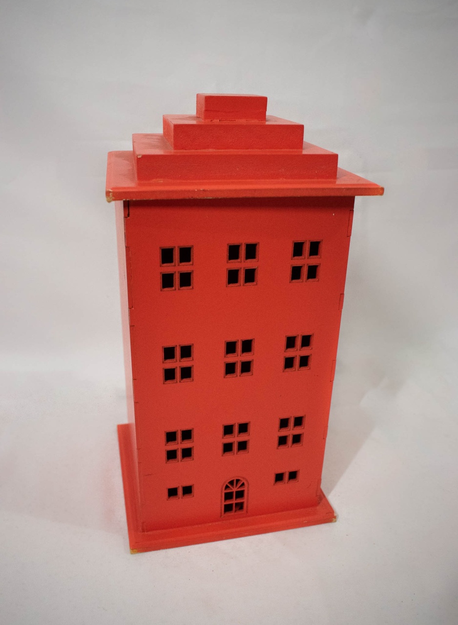 Prédio Mdf M Vermelho - Vanessalocações