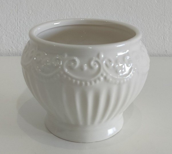 Mini Vaso Branco  - Vanessalocações