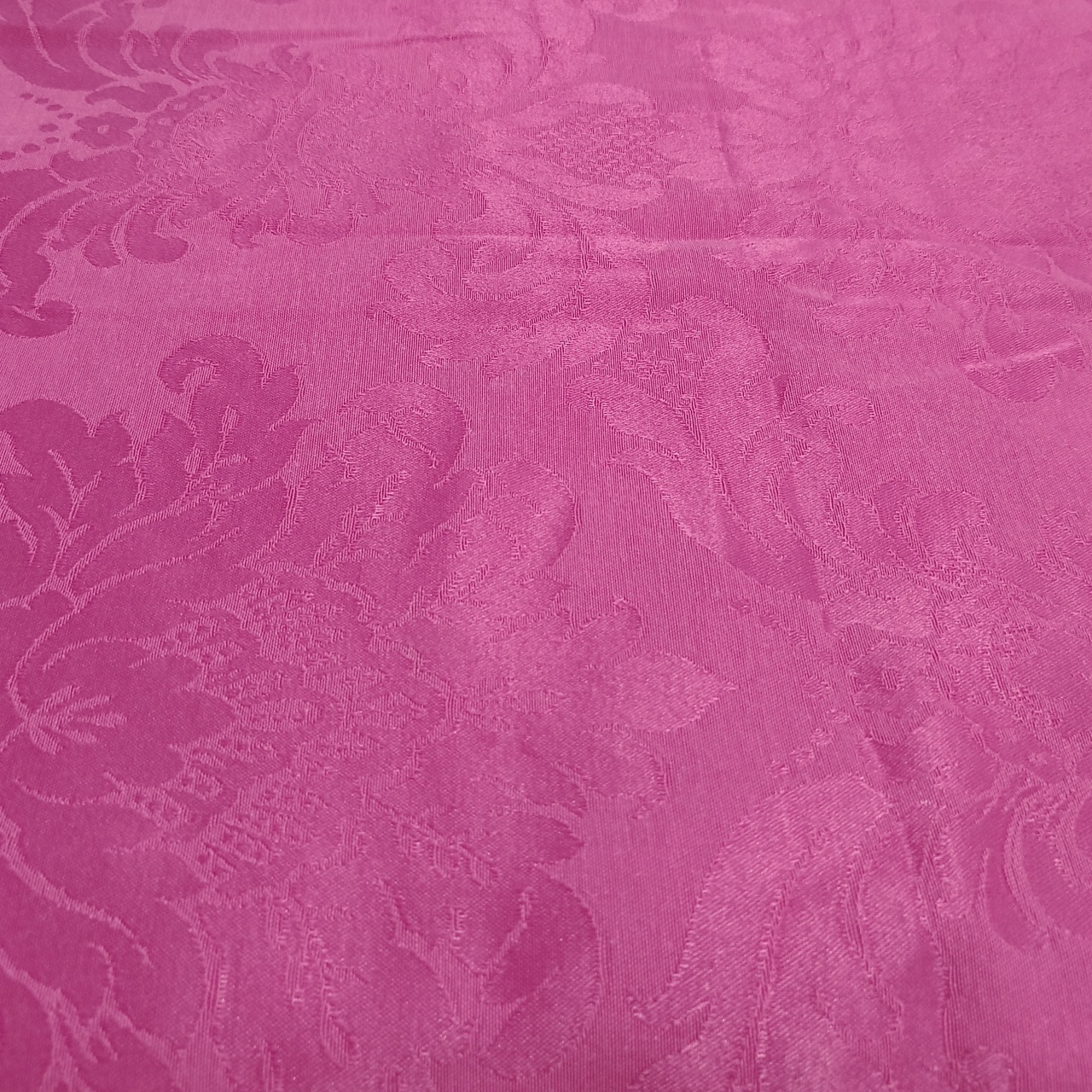 Toalha  Jacquard  Adamascado -  Retangular - Pink 2 - 2,15X1,50 - Vanessalocações