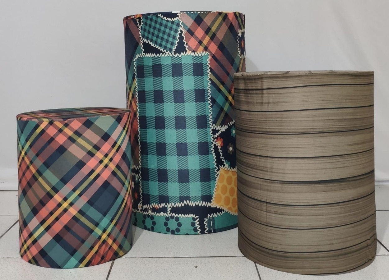 Trio de Capas Para Cilindro Junino - Vanessalocações