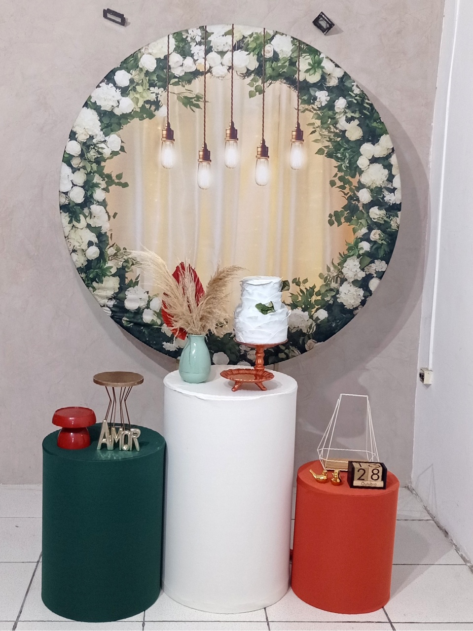 Coleção Pocket - Floral Verde Luzes - CamaleãoLocaçoes