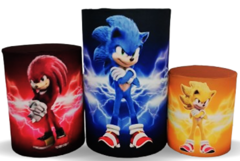 Trio de Capas Para Cilindro  Sonic  - Vanessalocações