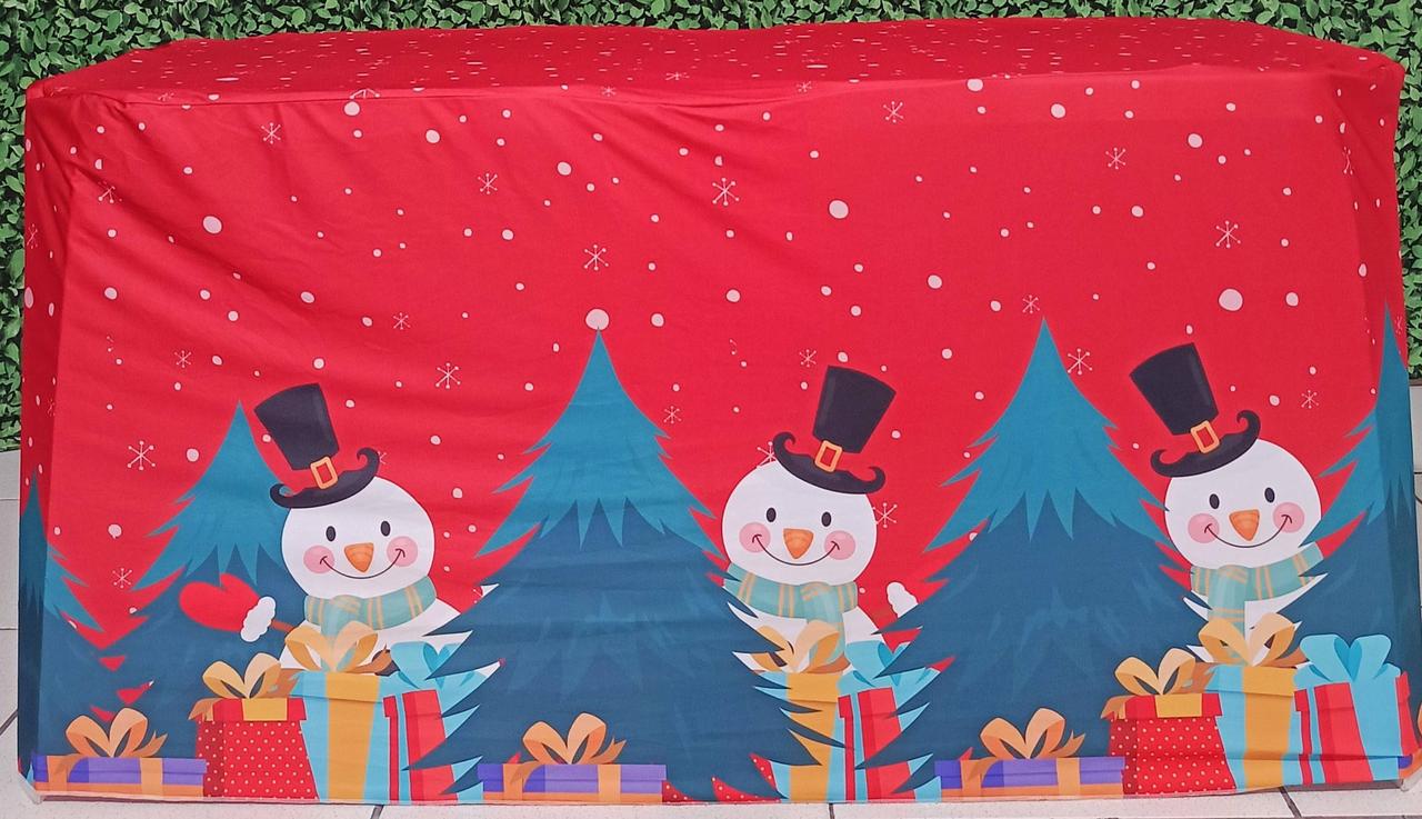 Toalha Mesa Vestfácil Boneco de Neve - Vanessalocações