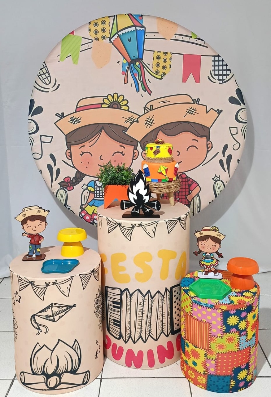 Coleção Pocket Junina -  Casal Caipira 2 - CamaleãoLocaçoes