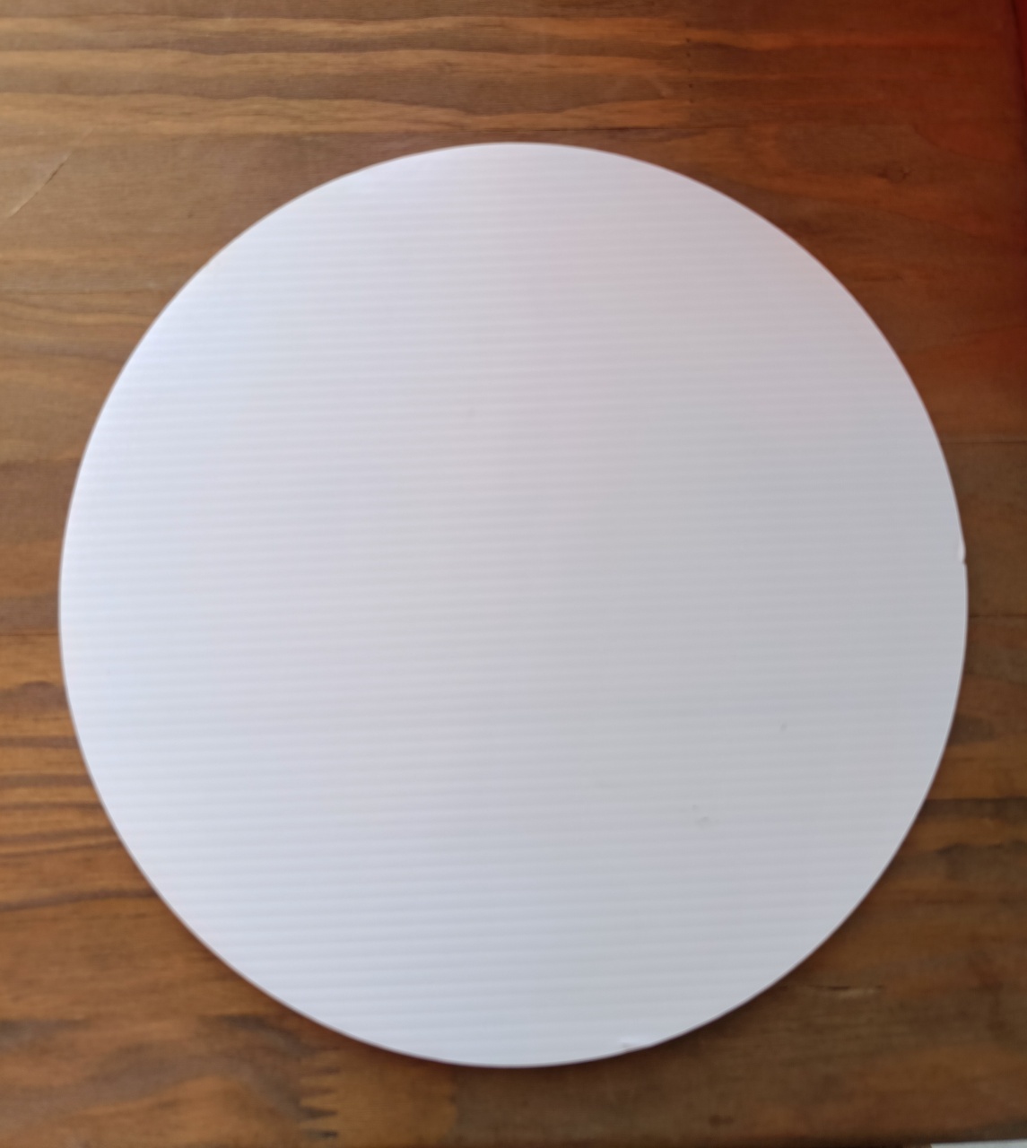 Aplique/Placa Personalizável Poliondas 25 Cm Branca  Branca  - Vanessalocações