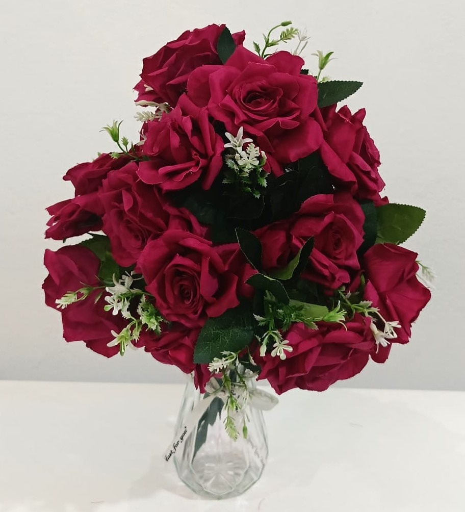 Buquê Flor Artificial  Pink P - Vanessalocações