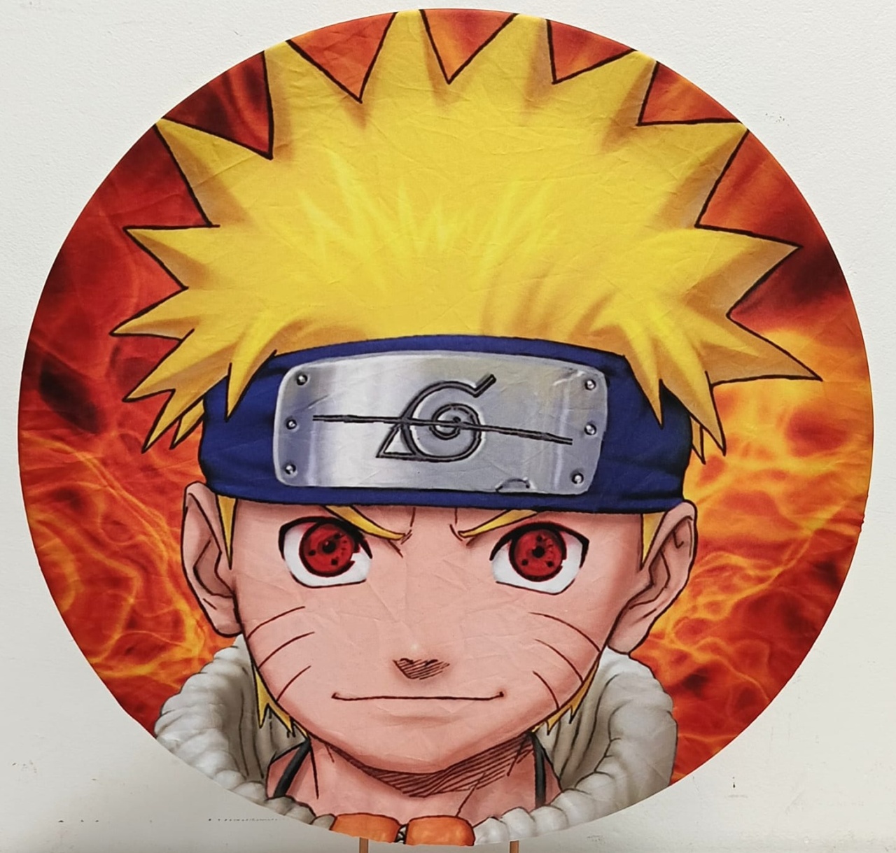 Capa  P/ Painel Circular Naruto - 50Cm - Vanessalocações