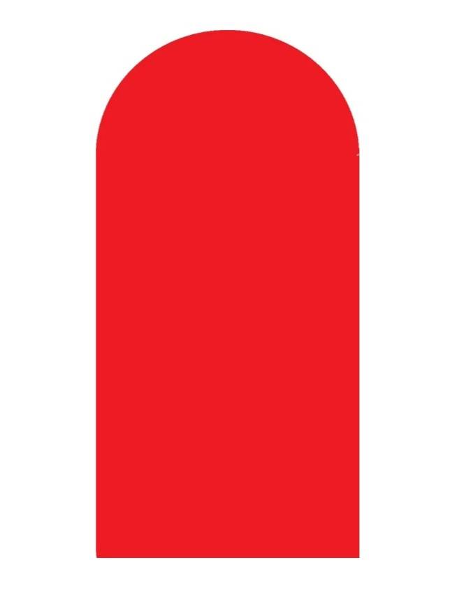  Capa Veste Fácil  P/ Painel Romano   -  Vermelho - Vanessalocações